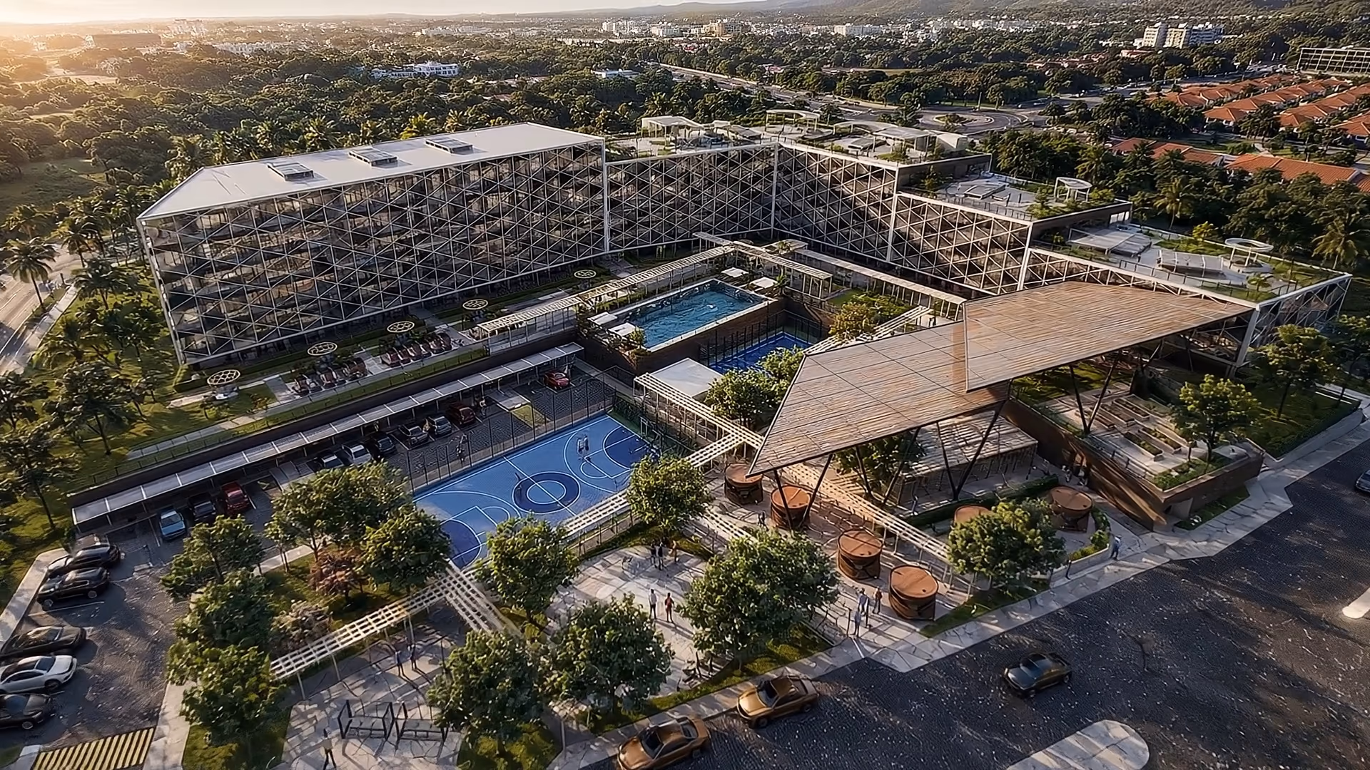 Costa Azul, vista general